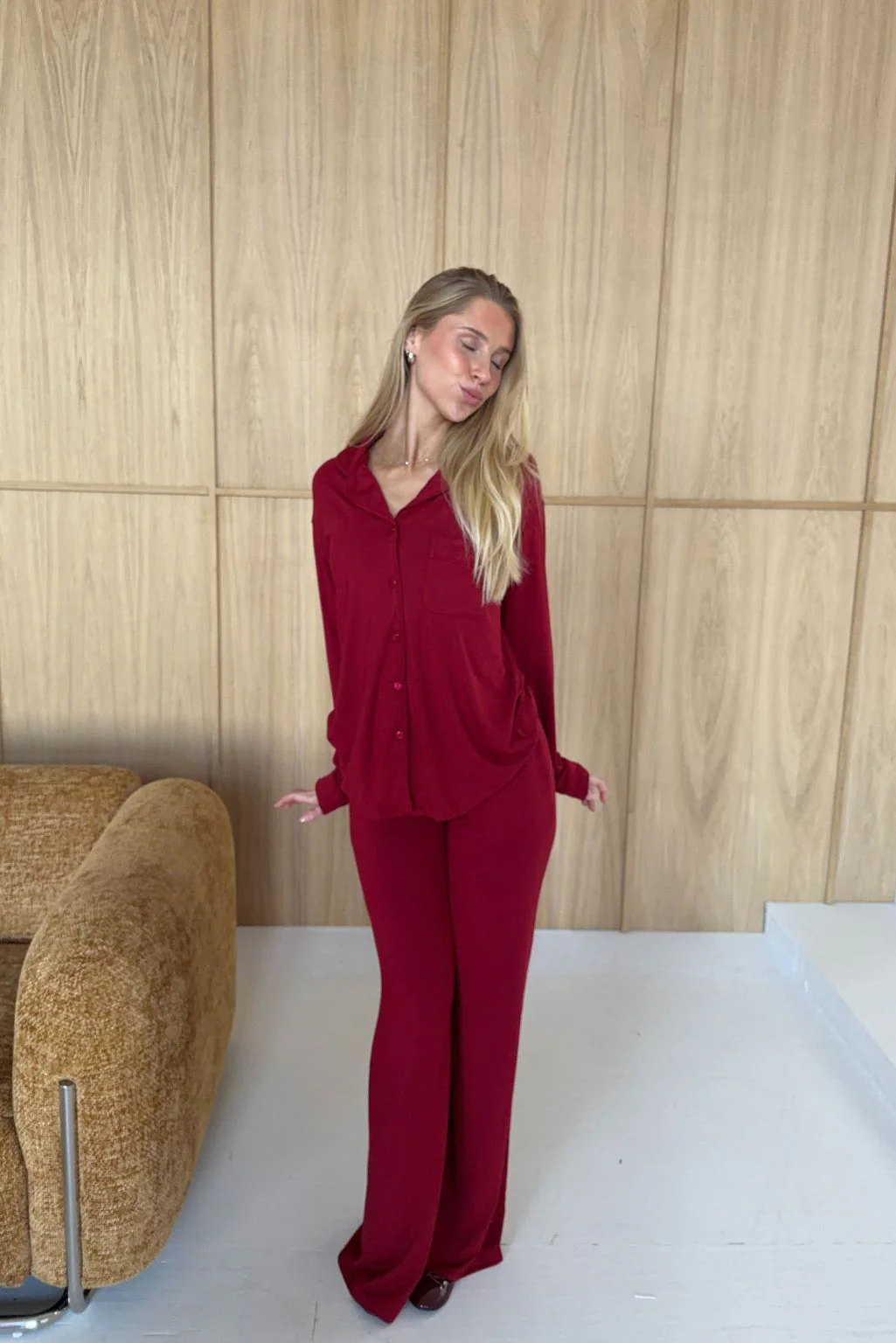 SOFT MODAL PYJAMAS SHIRT - Image 3