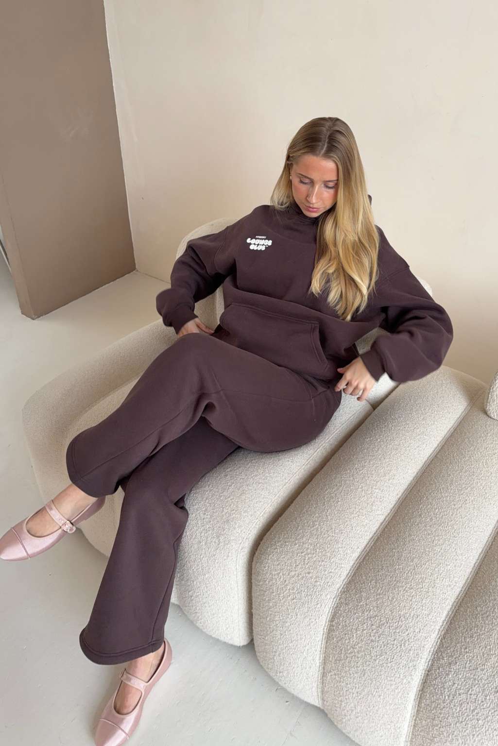 LOUNGE CLUB FLARED LEG JOGGERS - Image 10