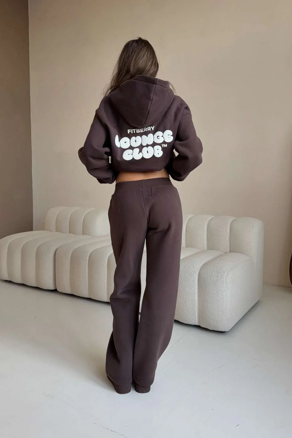 LOUNGE CLUB FLARED LEG JOGGERS - Image 4