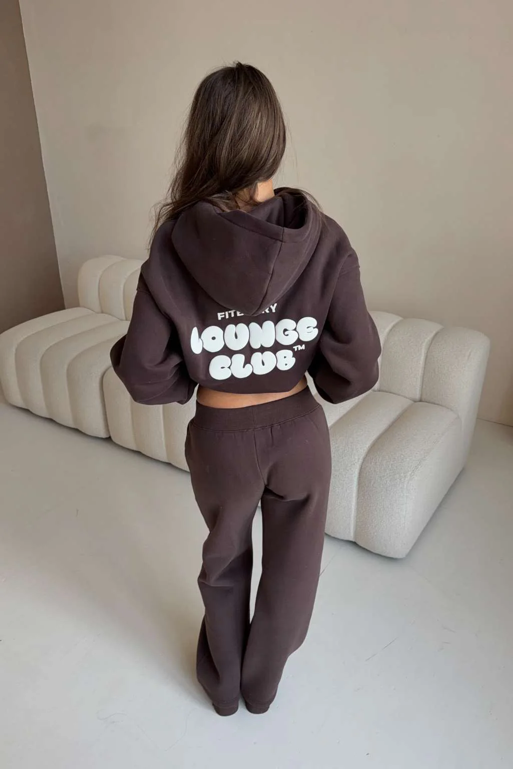 LOUNGE CLUB FLARED LEG JOGGERS - Image 7