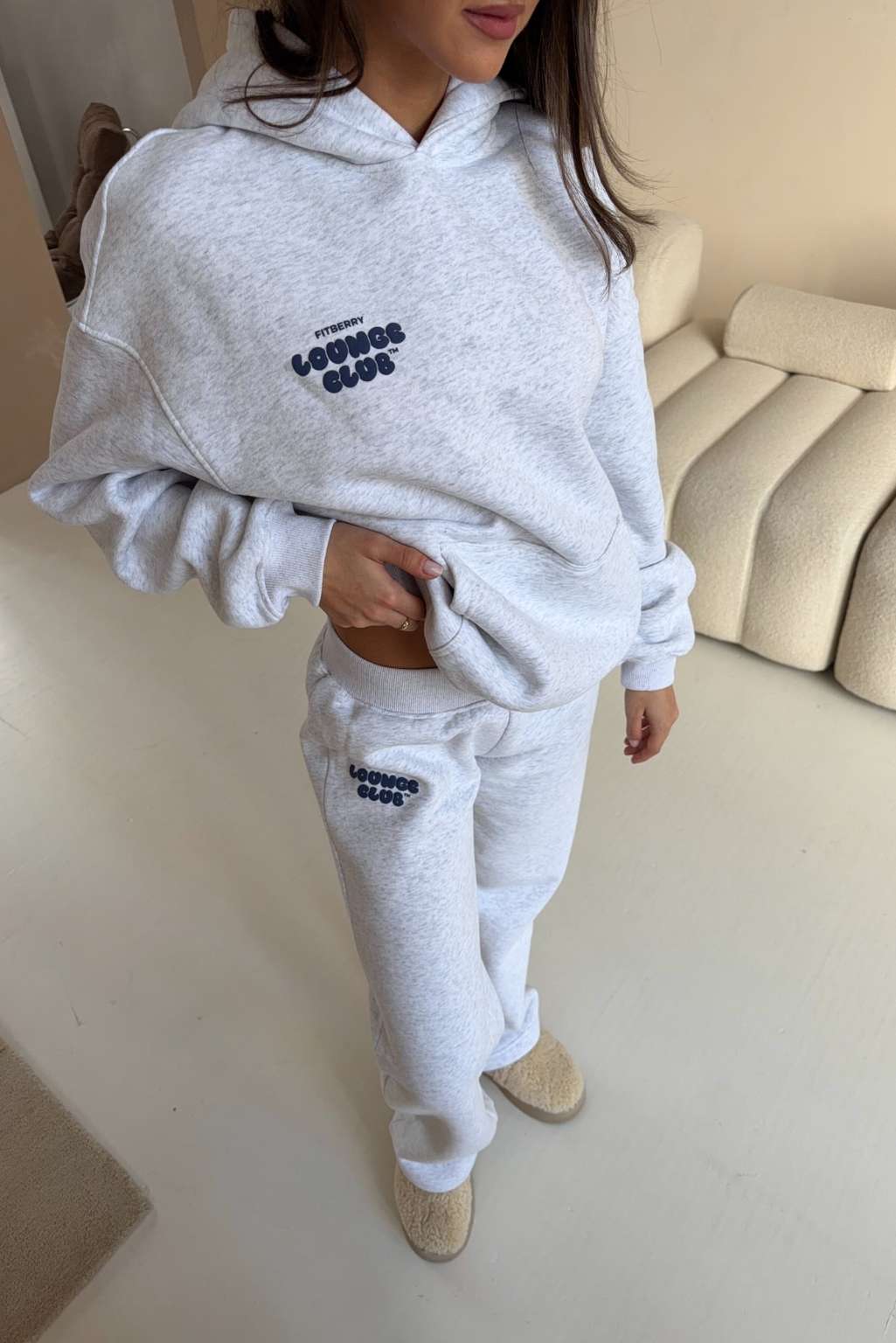 LOUNGE CLUB FLARED LEG JOGGERS - Image 10