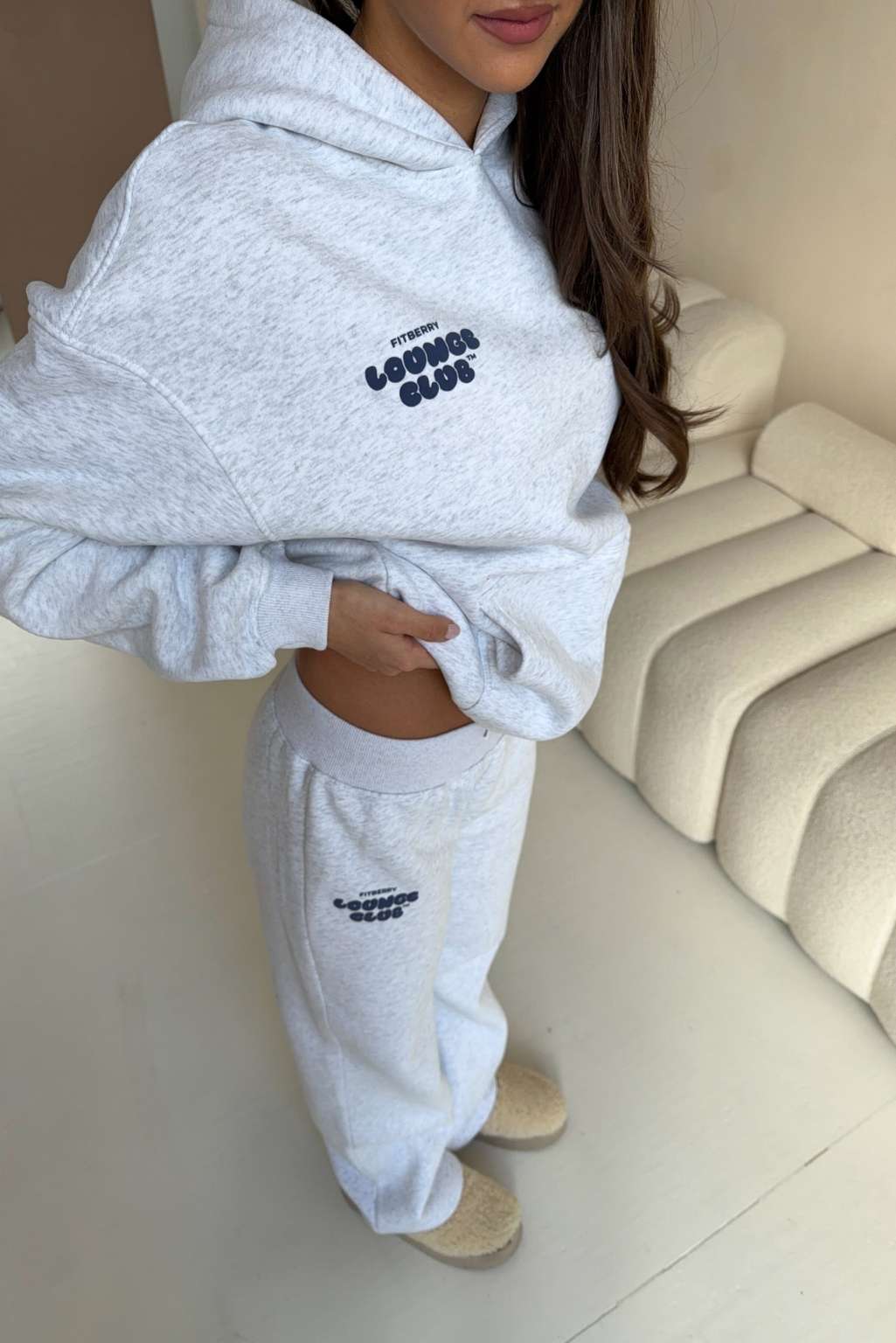 LOUNGE CLUB FLARED LEG JOGGERS - Image 5