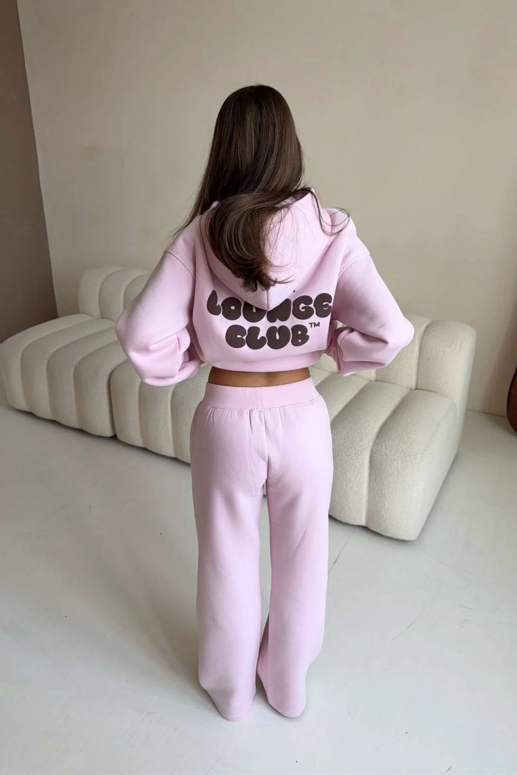 LOUNGE CLUB FLARED LEG JOGGERS - Image 14