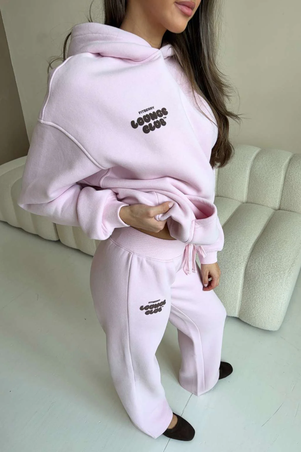 LOUNGE CLUB FLARED LEG JOGGERS - Image 15