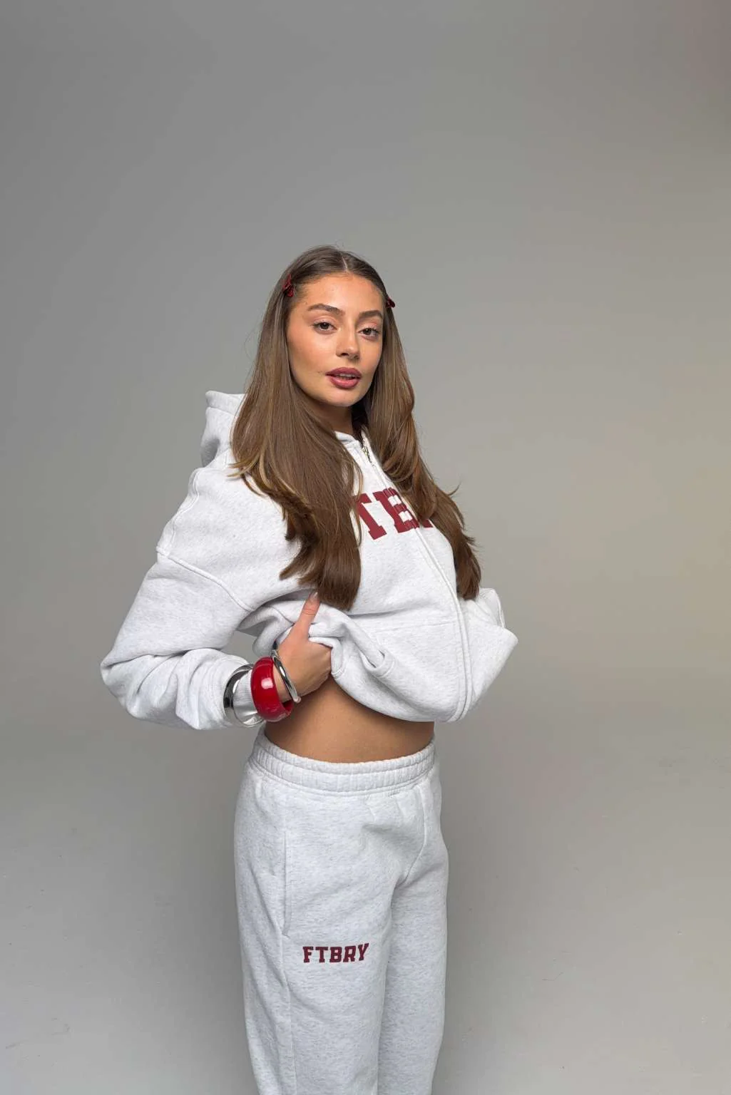 SPORT & LEISURE OVERSIZED ZIP HOODIE - Image 15