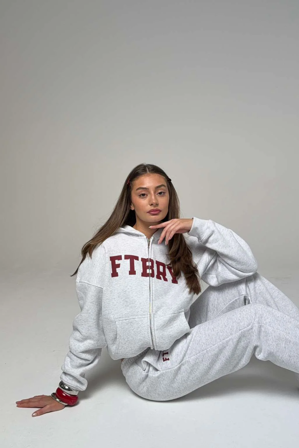 SPORT & LEISURE OVERSIZED ZIP HOODIE - Image 3