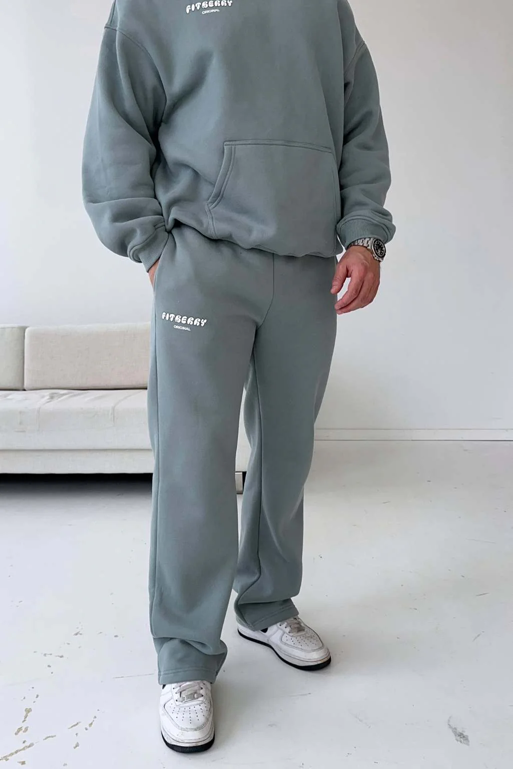 SPORTY STRAIGHT LEG JOGGERS - Image 3